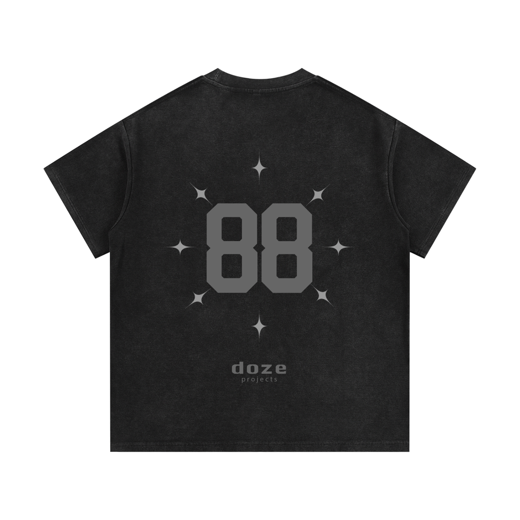 Mineral Wash Waffle Knit T-Shirt