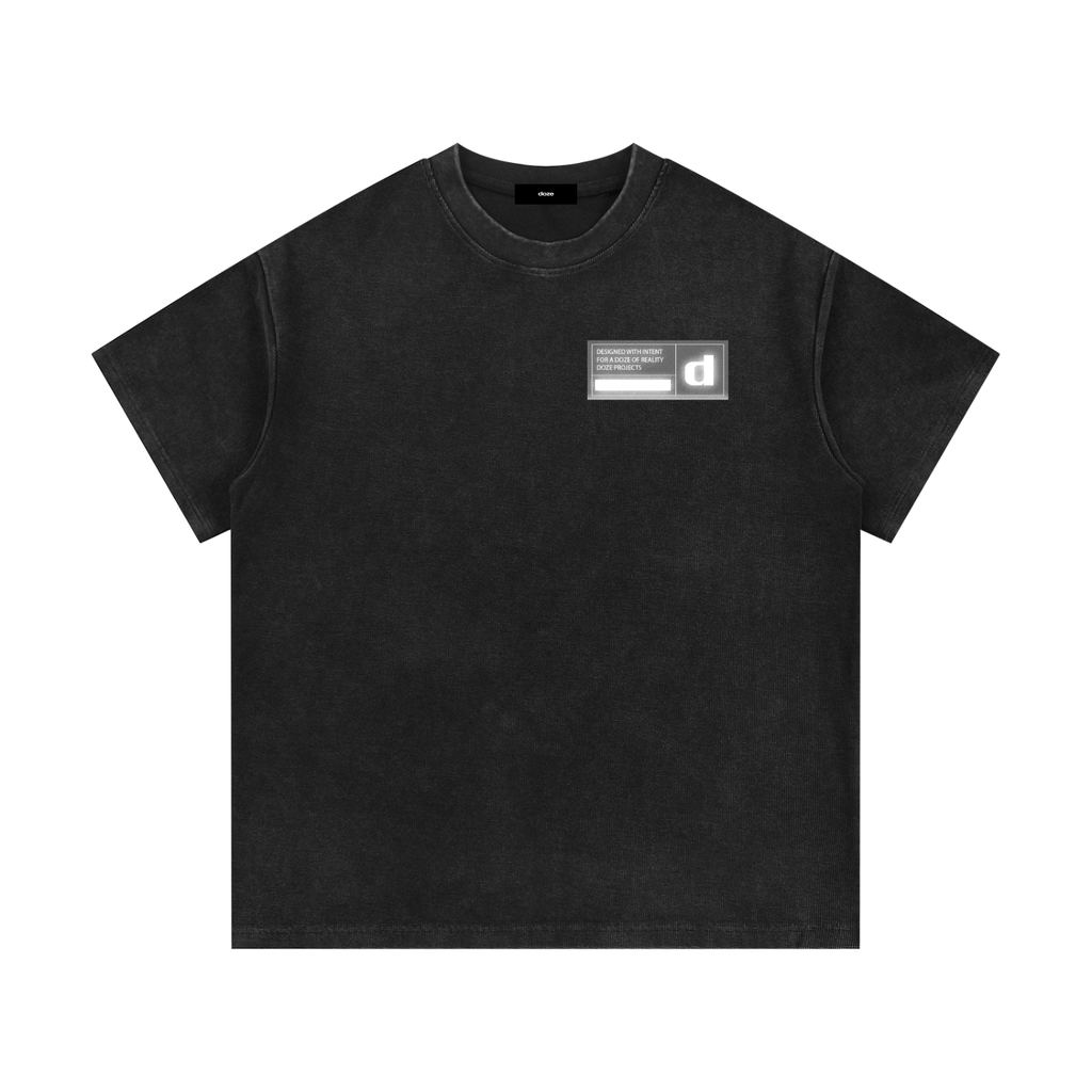 Mineral Wash Waffle Knit T-Shirt